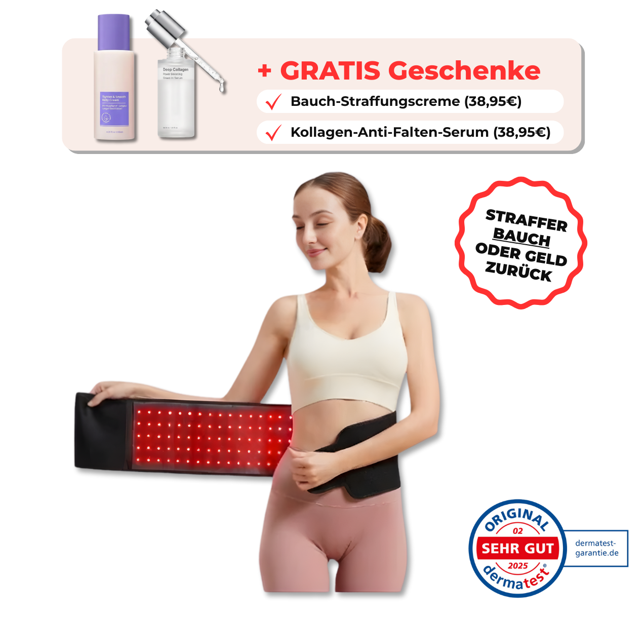 SoaSculpt™ Rotlicht Taillenband