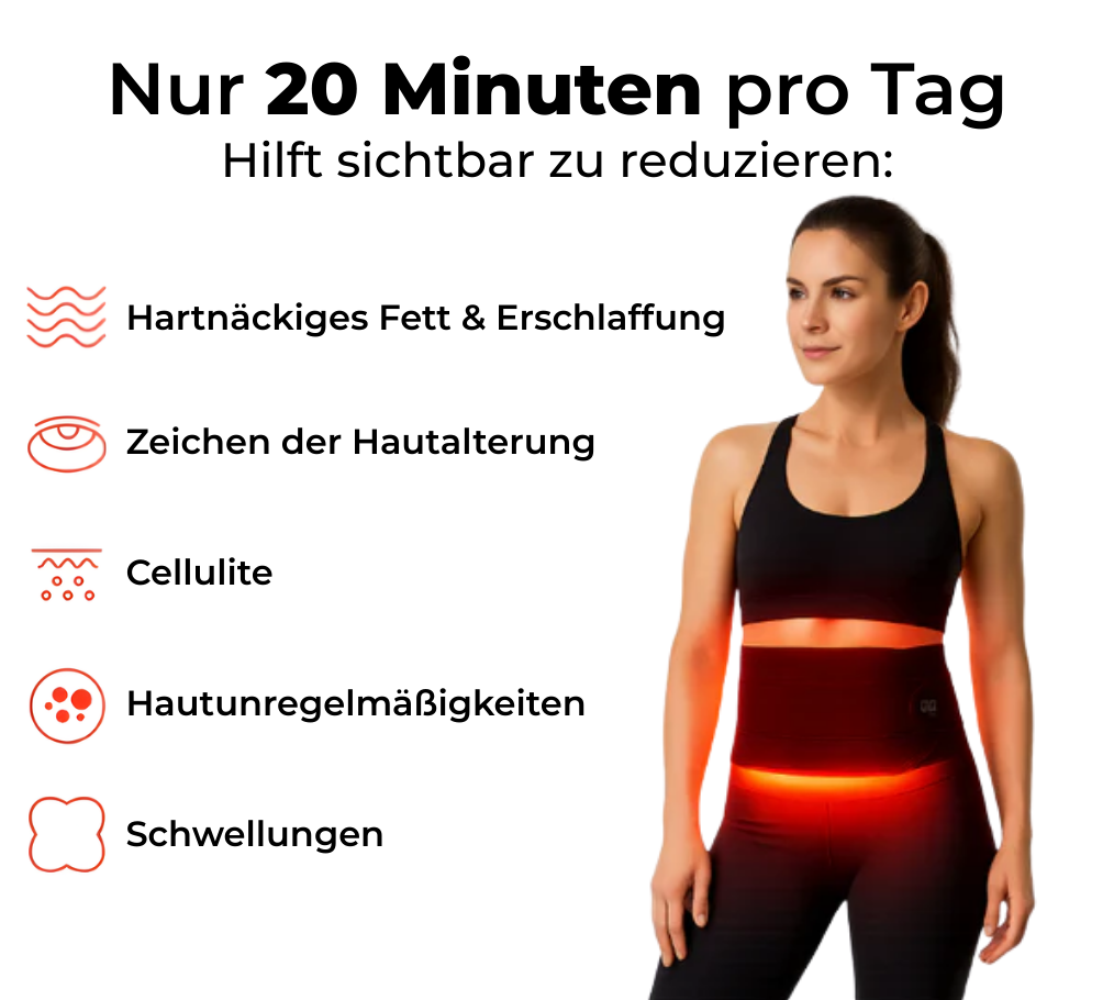 SoaSculpt™ Rotlicht Taillenband